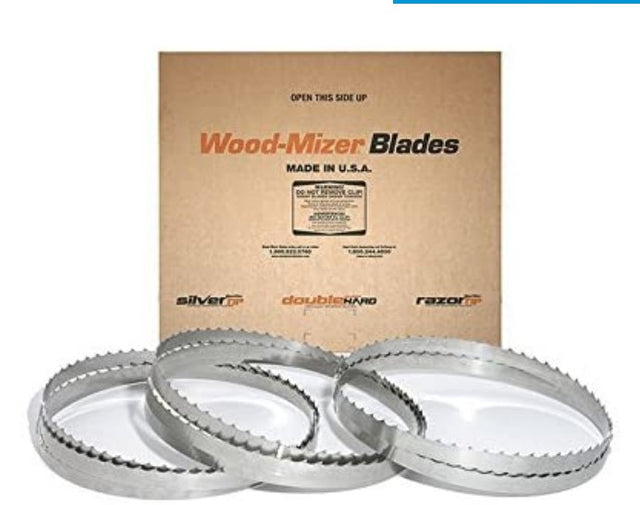 Wood-Mizer 158" SilverTip Sawmill Blades - Box of 15