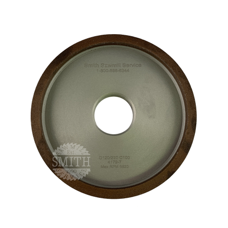 Diamond 120/220 Vollmer Top Grinding Wheel, Smith Sawmill Service