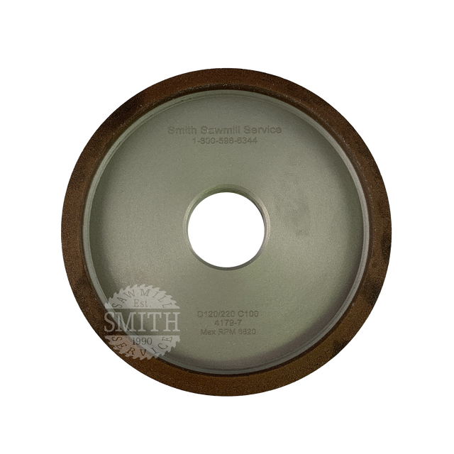 Diamond 120/220 Vollmer Top Grinding Wheel, Smith Sawmill Service