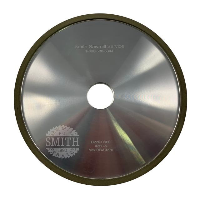 Diamond 220 8 Post Face Grinding Wheel, Smith Sawmill Service