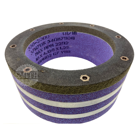 330-2300 - 10" x 3 1/2" x  1 1/4" Ceramic Knife Grinding Wheel, Smith Sawmill Service