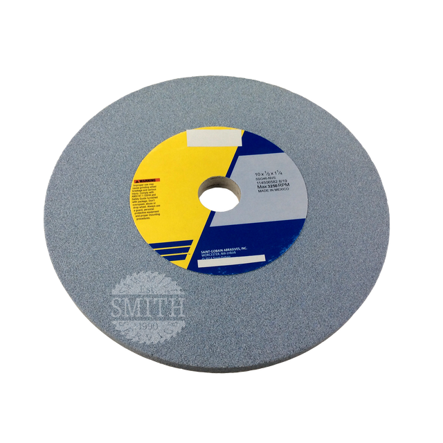 N1012BS-412 - 10" x .5" x1.25"B Blue Gumming Wheel, Smith Sawmill Service