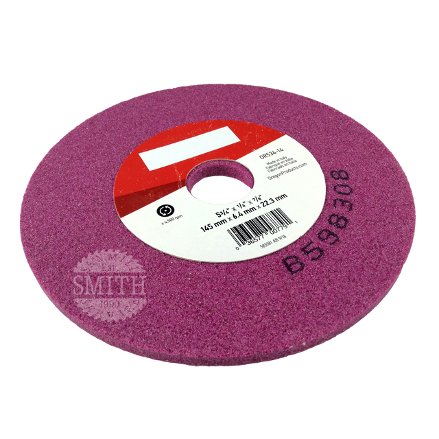 OR534-14 - 5.75" X .25" X .875"B Ruby Grinding Wheel, Smith Sawmill Service