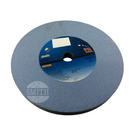STR121.00-02 - 12" x 1" x 1.25" Blue Gumming Wheel, Smith Sawmill Service