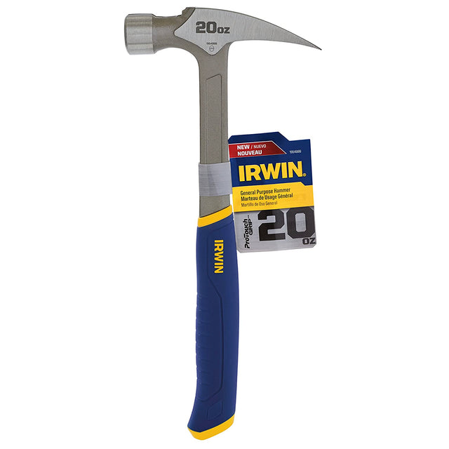 IRWIN Hammer, Steel, General Purpose, Claw, 20 oz. (1954888)
