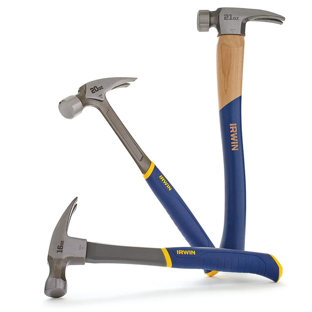 IRWIN Hammer, Steel, General Purpose, Claw, 20 oz. (1954888)