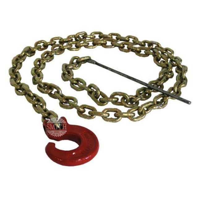 LogRite 1/4" x 7' Choker Chain, C-Hook & Steel Rod, Smith Sawmill Service