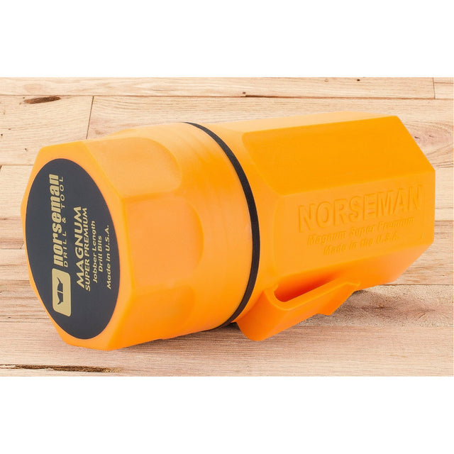 Noreseman 44190-29 Piece Orange & Gold 135 Degree Split Point Jobber Length Drill Bit Set - Sizes 1/16 Thru 1/2