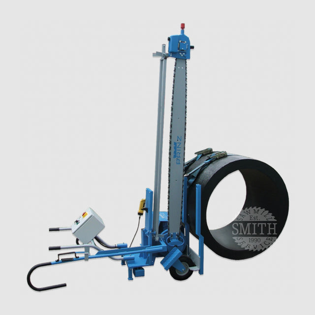 PRINZ Proficut PE Mobile Plastic Saw, Smith Sawmill Service is exclusive North America Distributor