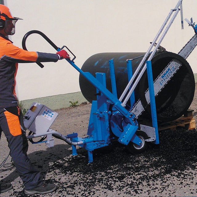 PRINZ Proficut PE Mobile Plastic Saw, Smith Sawmill Service is exclusive North America Distributor