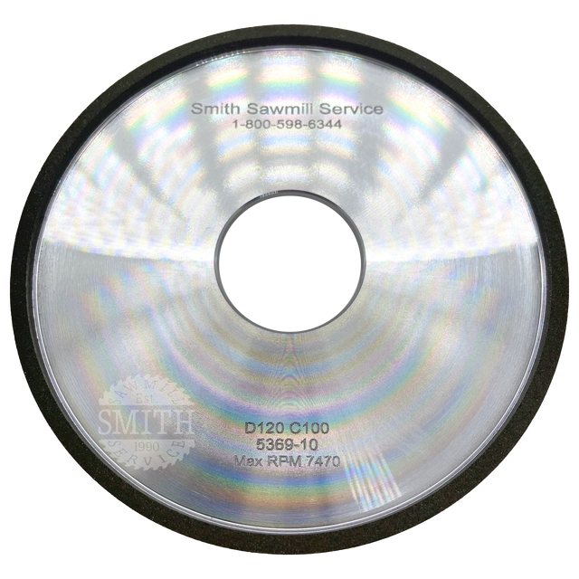 Diamond 120 1A2W Wright Top Grinding Wheel, Smith Sawmill Service