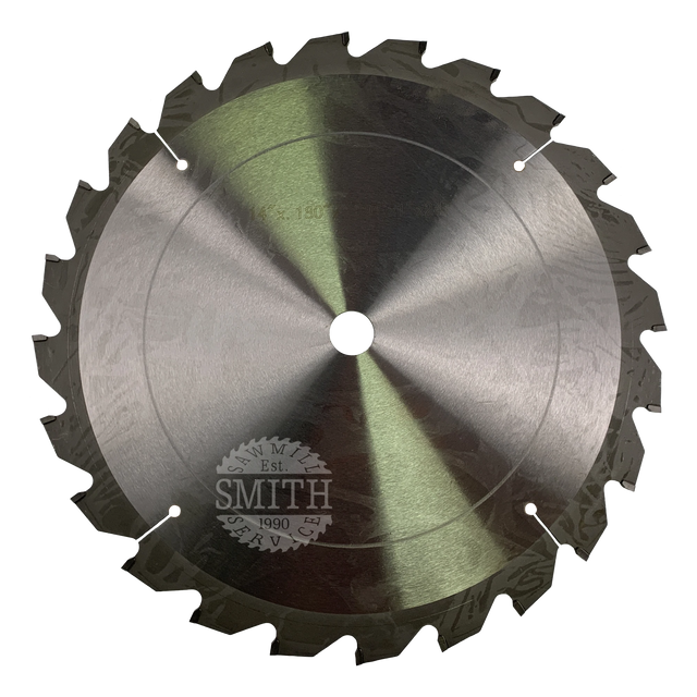 18" x .134 x 24 T Nail Cutting, Smith Sawmill Service