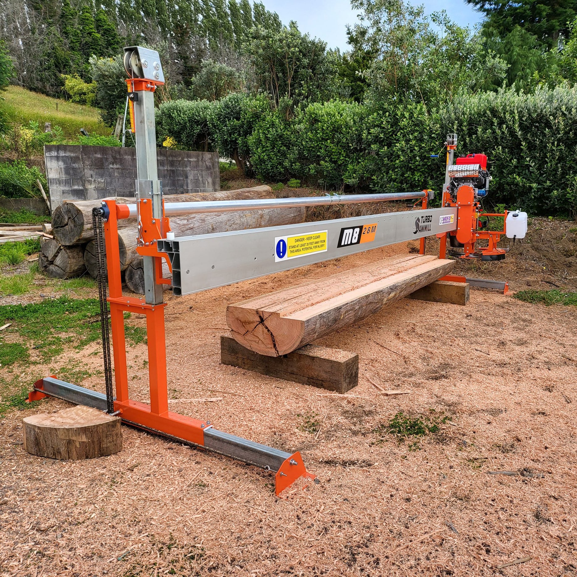 TurboSawmill Manual Warrior swingblade Sawmill — Smith Sawmill Service