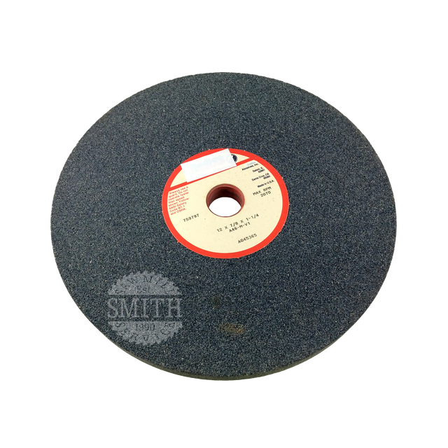 A045365 - 12" x .875" x 1.25"B Blue Gumming Wheel, Smith Sawmill Service