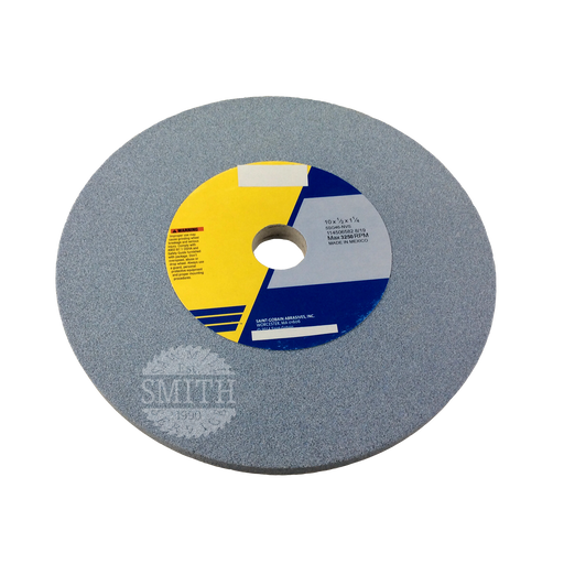 N1012BS-412 - 10" x .5" x1.25"B Blue Gumming Wheel, Smith Sawmill Service