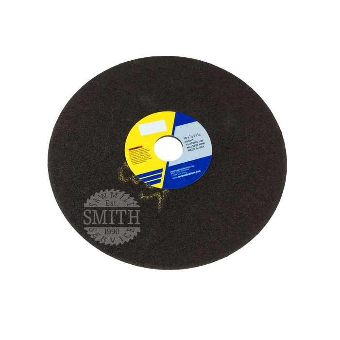 NZ1018114 10" x .125" x 1.25"B Black Gumming Wheel, Smith Sawmill Service