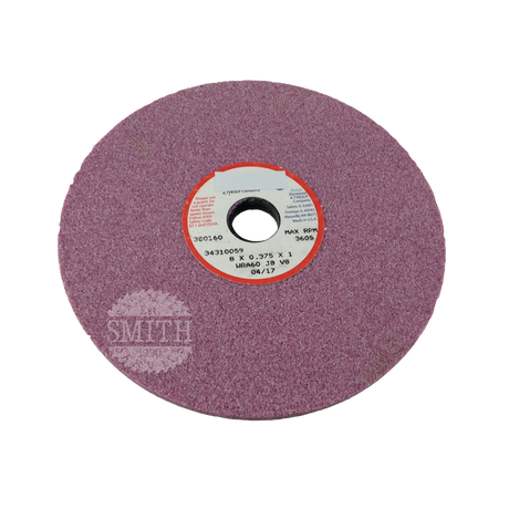 TYPEL8X38X1 - 8" x .375" x 1"B Pink Gumming Wheel, Smith Sawmill Service