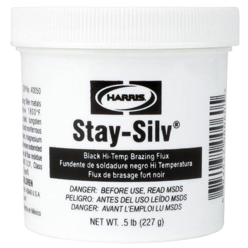 Harris SSBF1 Stay Silv Brazing Flux, 1 lb. Jar, Black