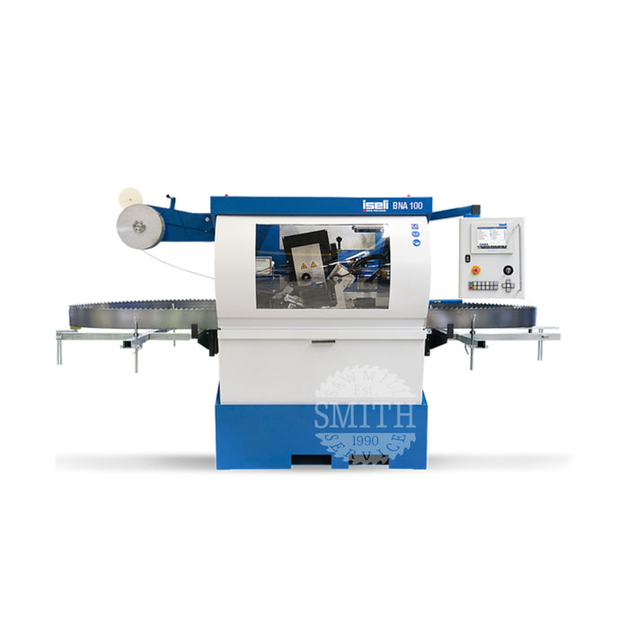 ISELI BNA 100 Fully Automatic Stellite Tipping Machine for Equipping Saw Teeth by Plasma Welding Process