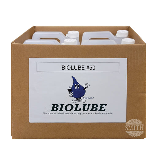 BIOLUBE #50 emulsion lubricant, 4 gallons, Smith Sawmill Service