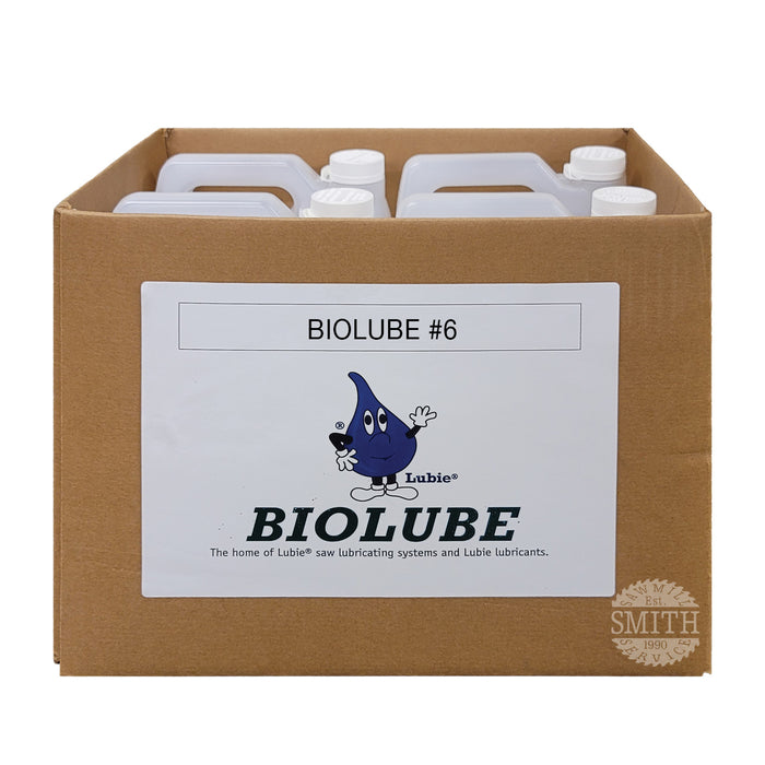 BIOLUBE #6 blended oil, 4 gallon case, Smith Sawmill Service a BID Group Company - authorized distributor