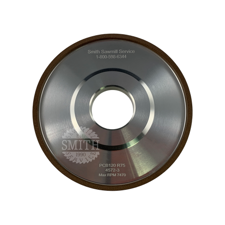 PCB 120 Vollmer Narrow Grit Face Grinding Wheel, Smith Sawmill Service