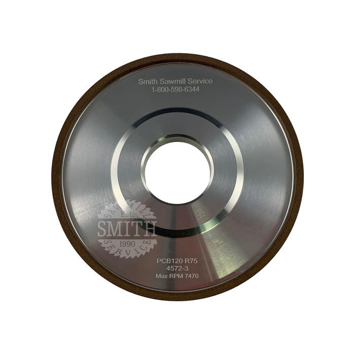 PCB 120 Vollmer Narrow Grit Face Grinding Wheel, Smith Sawmill Service
